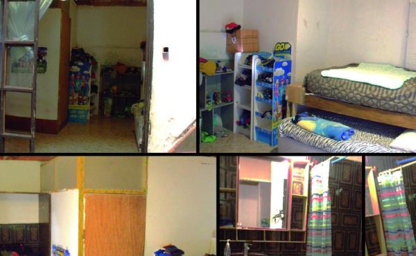 -Ventanal grande de entrada a dormitorio de niños.
-Dormitorio incluye camas y muebles (piso de cerámica)
-Puerta de entrada al baño del dormitorio
-Baño con ducha, incluye muebles (piso de cerámica)